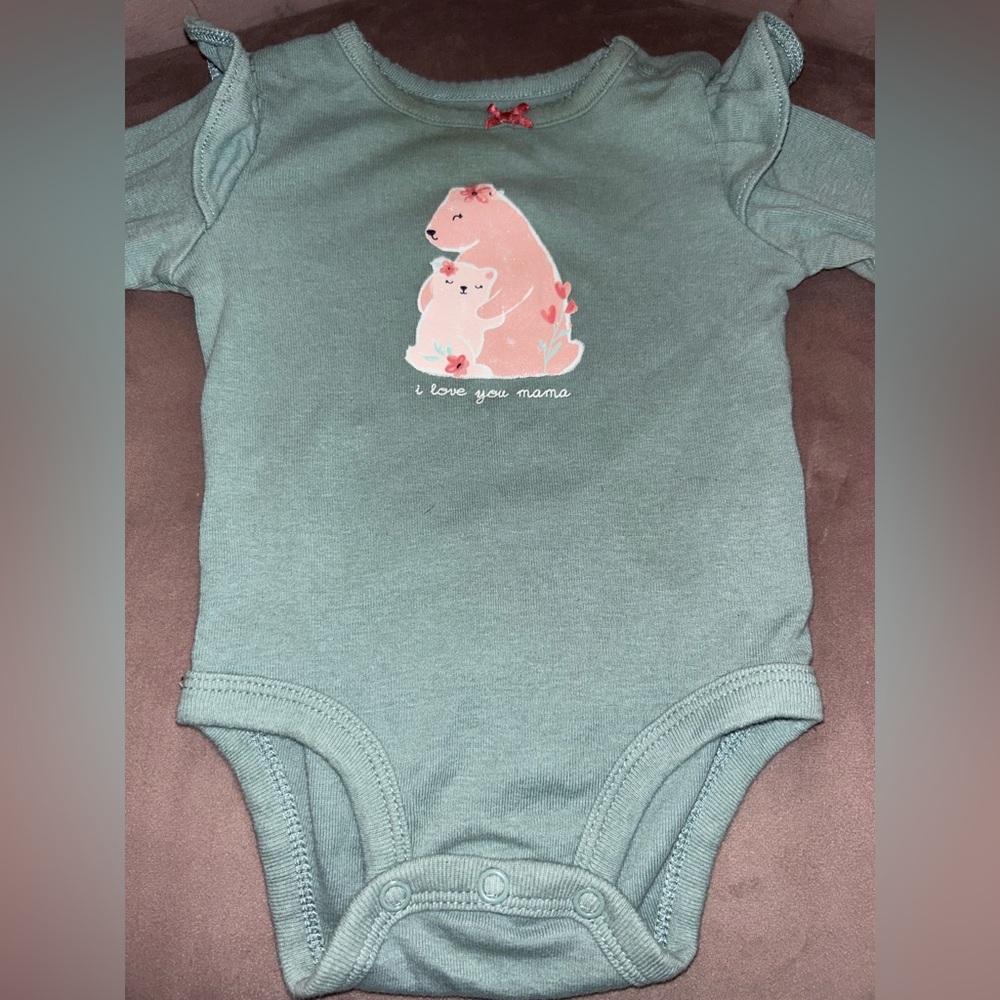 Carters long sleeve 3 months onsie